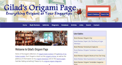 Desktop Screenshot of giladorigami.com
